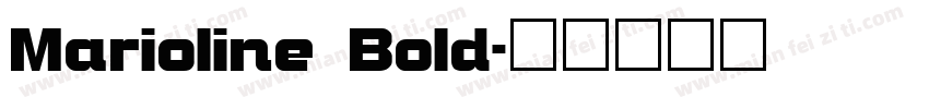 Marioline Bold字体转换